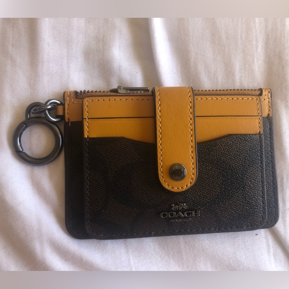 Coach Signature Card Attachment Case